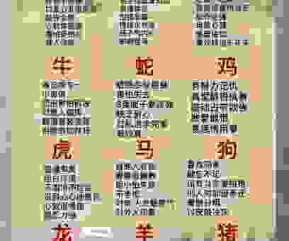 你是临危不惧是什么生肖吗？对照看看就知道！