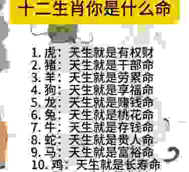 哪个生肖八九不离十？老一辈人最看好的生肖是它！